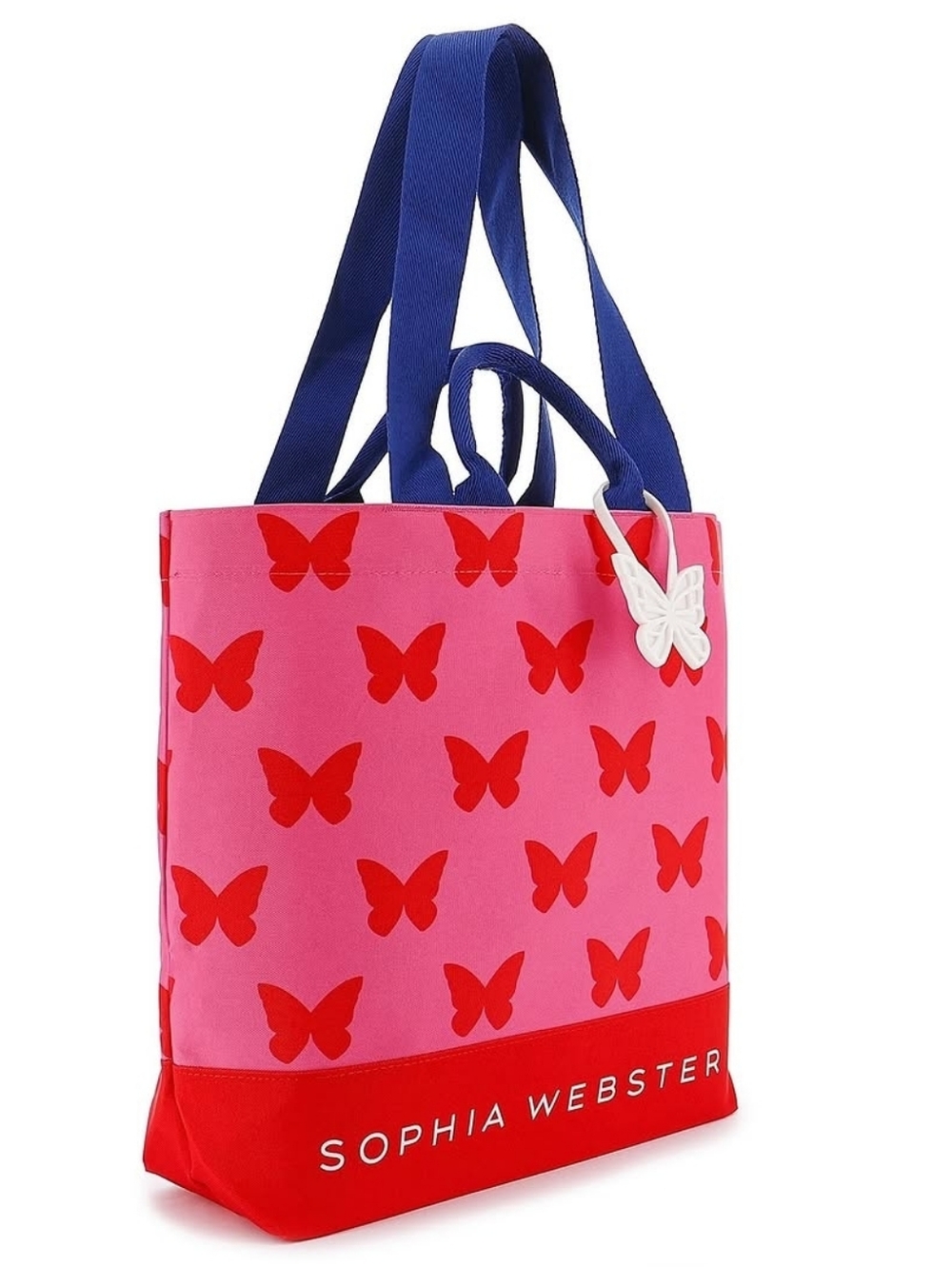 Sophia Webster x Waitrose Polka Butterfly Tote Bag - Picture 3 of 7